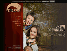 Tablet Screenshot of drzwidrewniane.pl